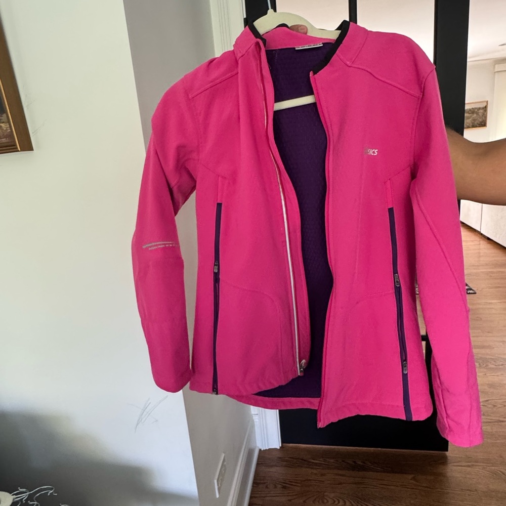 Asics Pink Ski & Snow Jacket with Performance Fabric